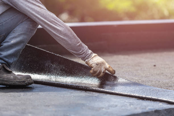 Professional Emergency Waterproofing technician working in Howe, IN